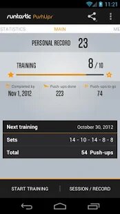 ������� Runtastic Push-Ups PRO ������ �� ������� - AD-Free